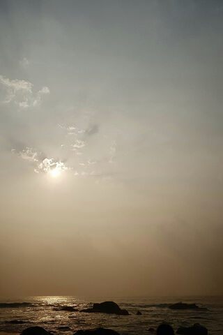 Serene Sunset Over the ..