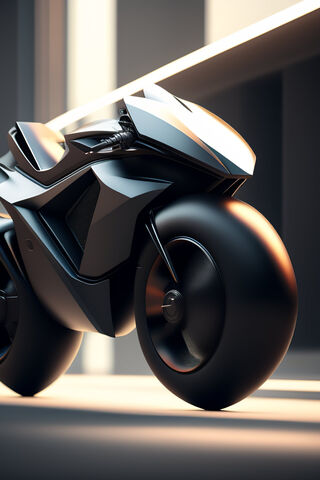 Futuristic Motorcycle Design
