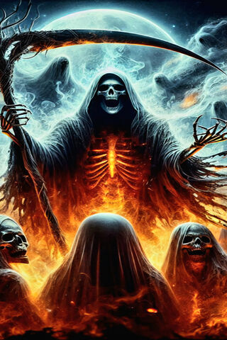 The Grim Gathering 🌌💀🔥