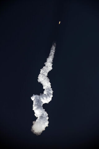 Rocket Launch: A Trail to the Stars 🚀✨
