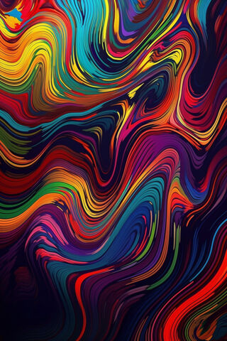 Vibrant Swirls of Color..