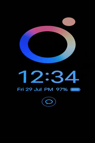 Colorful Digital Clock ..