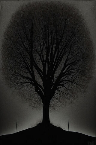 Enigmatic Silhouette 🌳✨