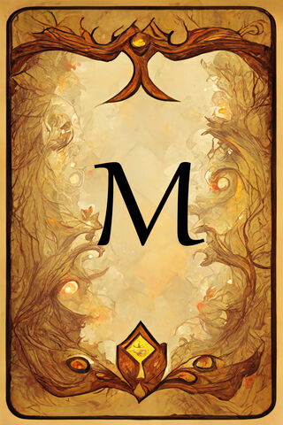 Mystical Letter M 🌟
