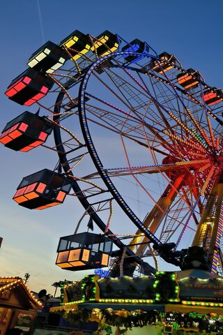 🎡 Colorful Ferris Whee..