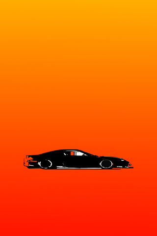 Sleek Sunset Racer 🌅🏎️