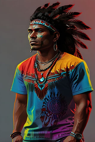 Young Red Indian