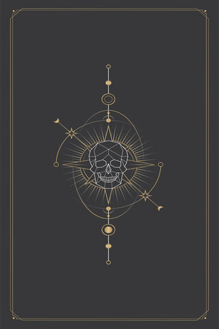 Cosmic Skull Design 🌌💀