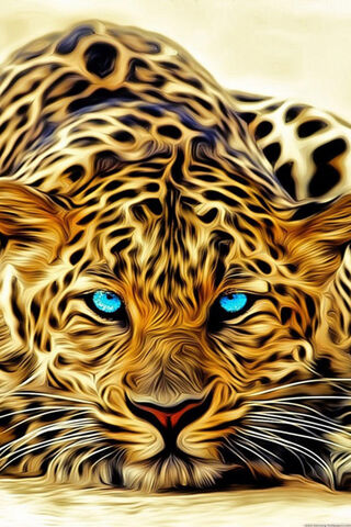 Majestic Leopard with S..