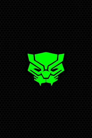 Neon Panther Emblem 🐾✨