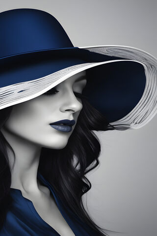 Blue Fashion Girl