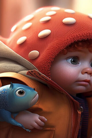 Curious Companions 🐟👶