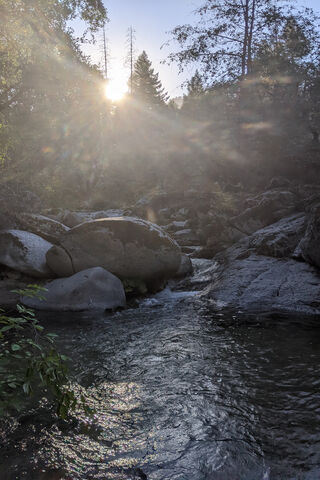 Serene Stream at Sunset 🌅💧