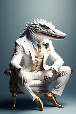 CROCODILE IA ART HD 8K
