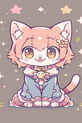Adorable Cat Character ..