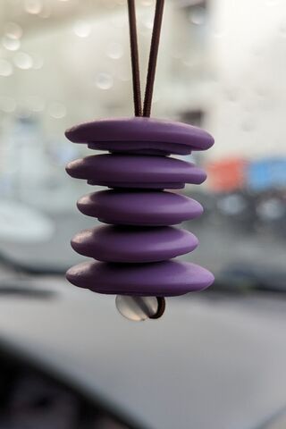 Charming Purple Car Air..