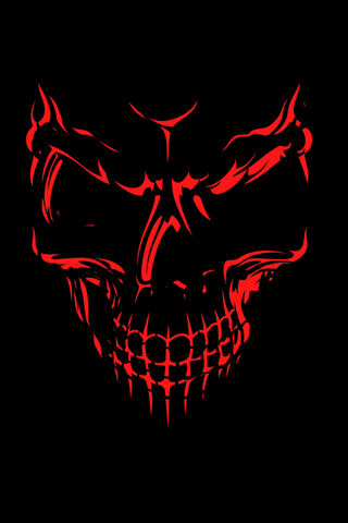 Fiery Skull Design 🔥💀