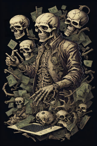 DOLLARS SKELETON N F T