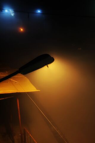 Foggy Street Light