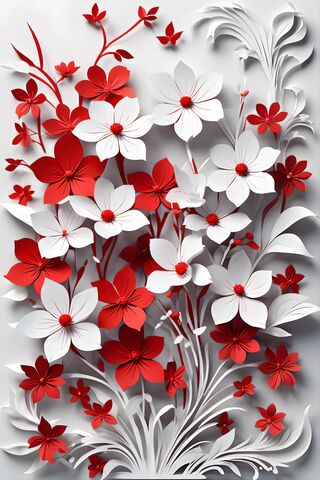 Flores Estilo Ukiyo-E