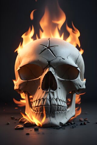 Fire Skull