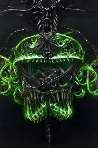 Eerie Glow: The Green Enigma