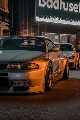 Nighttime Car Showdown ..
