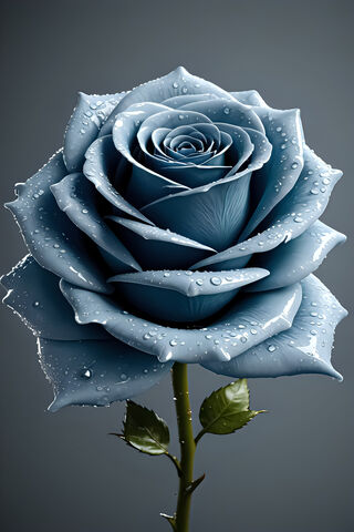 Enchanting Blue Rose 🌹✨