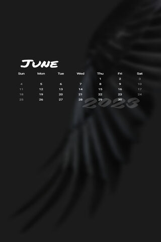 June 2023 Calendar with a Touch of Elegance 🗓️✨