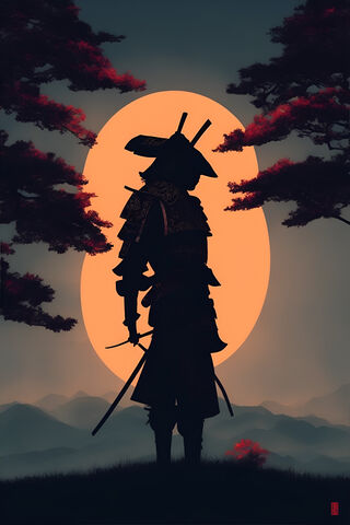 Silent Warrior at Dusk ..