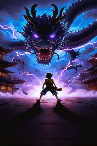 Luffy and Kaido One Piece