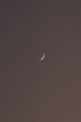 Serene Crescent Moon 🌙