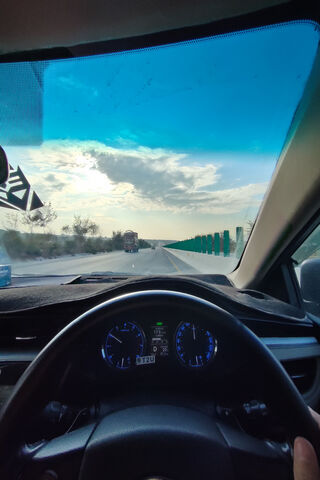 Scenic Drive on an Open Road 🚗🌅