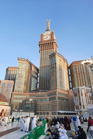 Majestic Clock Tower in Mecca 🕋✨
