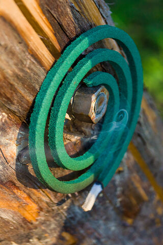 Mosquito Coil Smoke