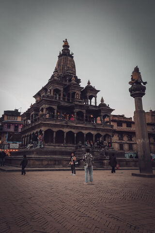 Majestic Temple at Dusk..