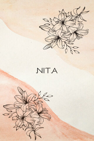 NITA: A Floral Embrace 🌸✨
