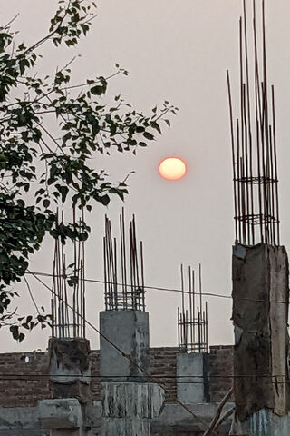 Sunset Over Constructio..