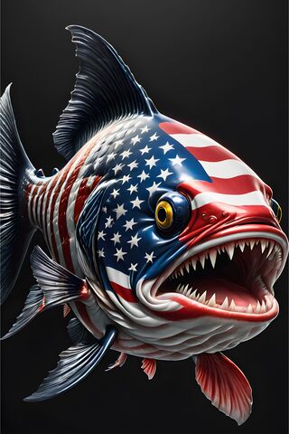 Patriotic Piranha 🇺🇸🐟