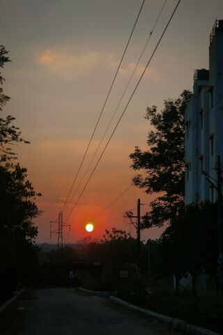 Serene Sunset Over the ..
