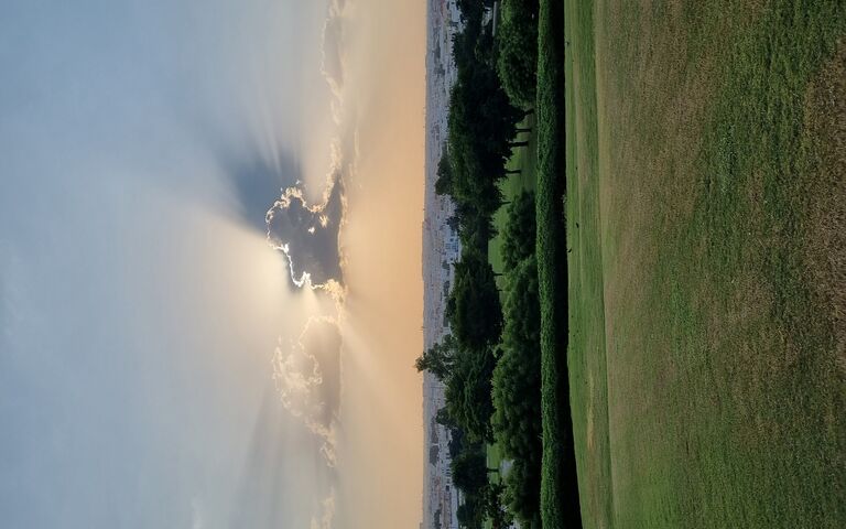 Serene Sunset Over the ..