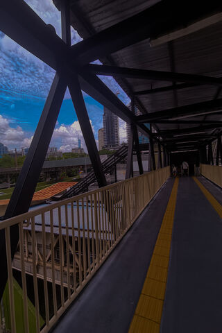 Urban Walkway with a Vi..