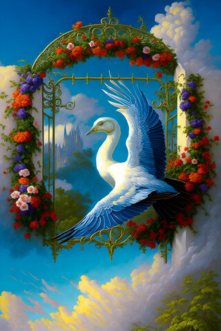 Majestic Flight Through..