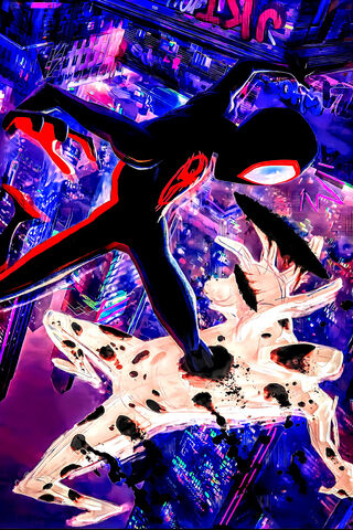 Miles Morales in Action..