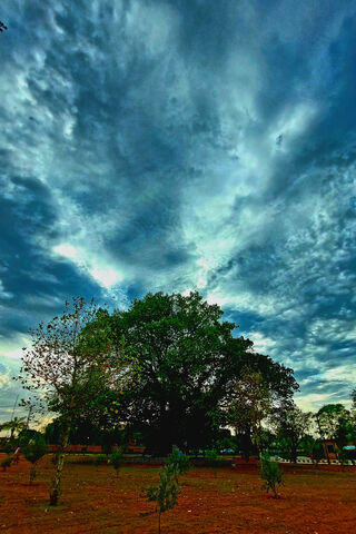 Majestic Sky Over a Ser..