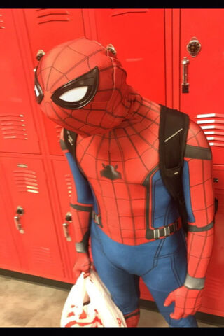 Spidey in the Hallway 🕷️🏫