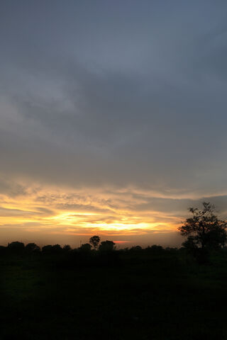 Serene Sunset Over the ..