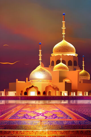 Majestic Golden Mosque ..