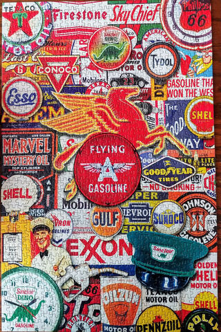 Vintage Gasoline Sign C..