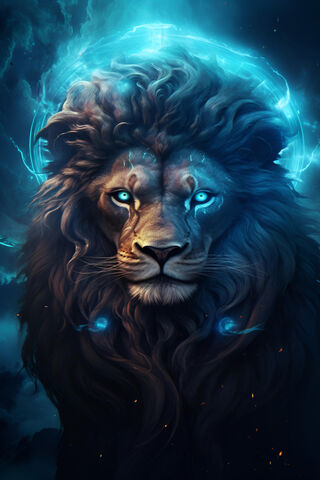 Majestic Cosmic Lion 🌌🦁
